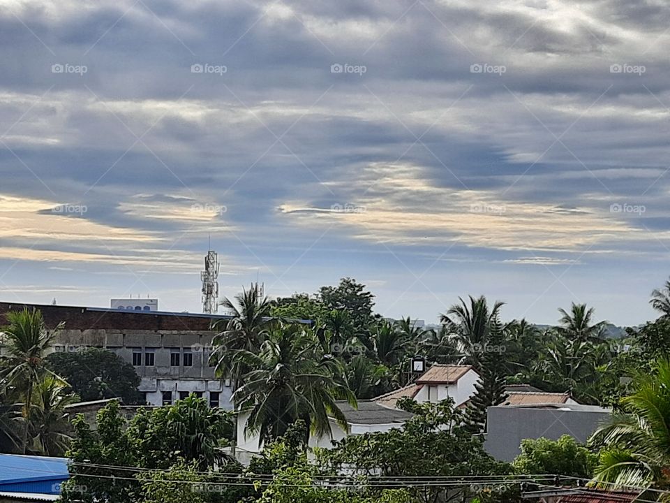 Sky and clouds design around us