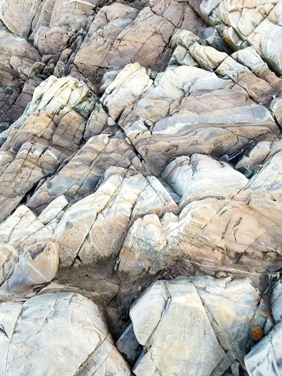 Coastal rock formation