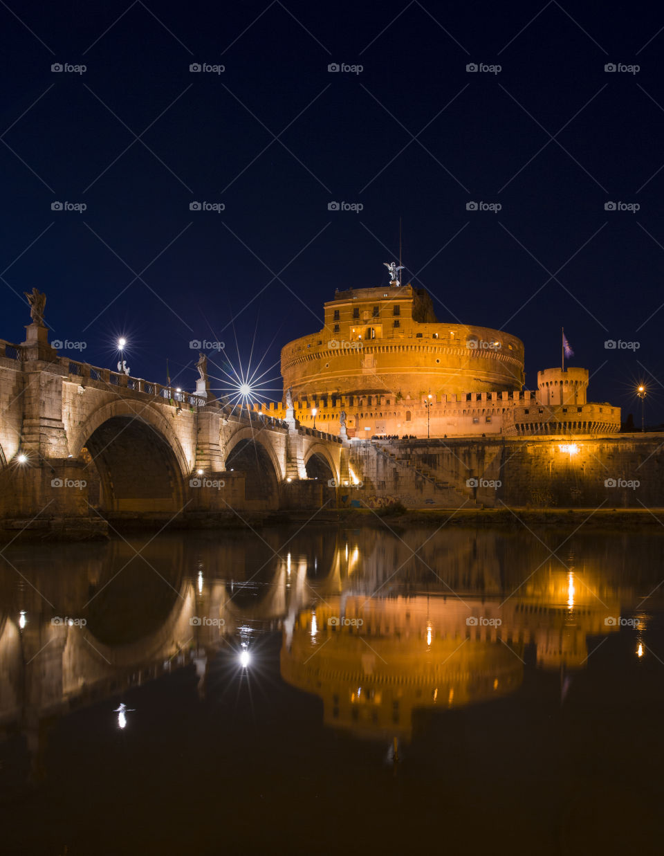 Castle Sant'Angelo. View from across the river. 