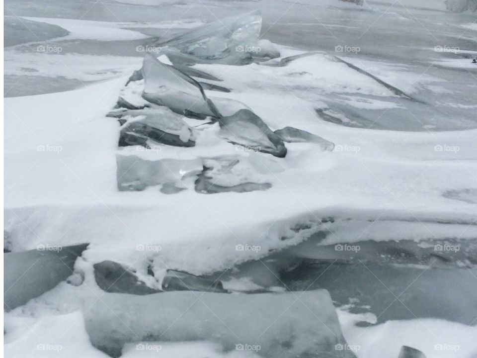 Icy lake 
