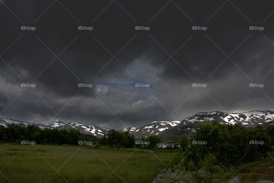 Storm clouds