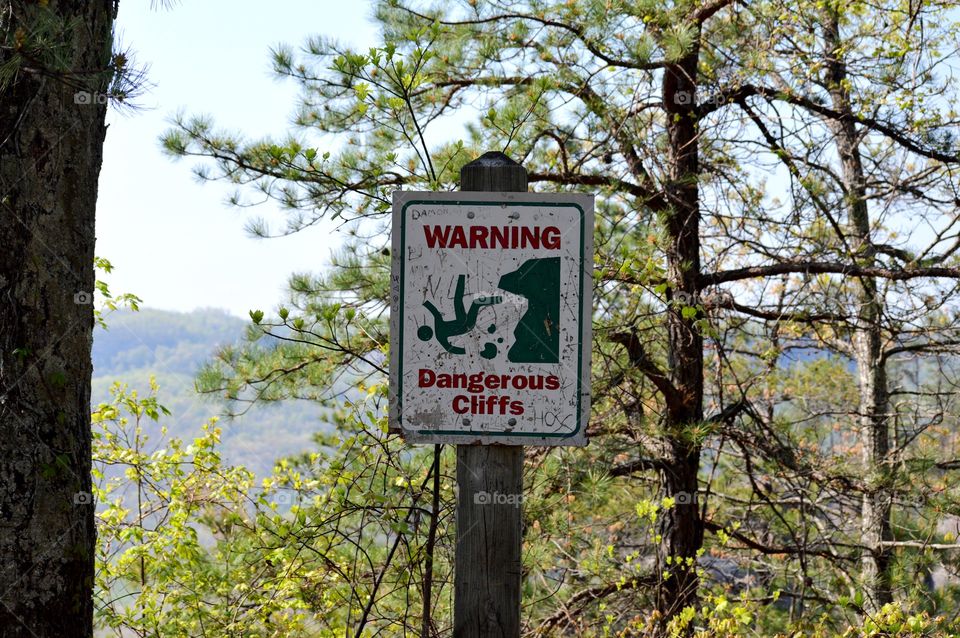 Cliff Sign
