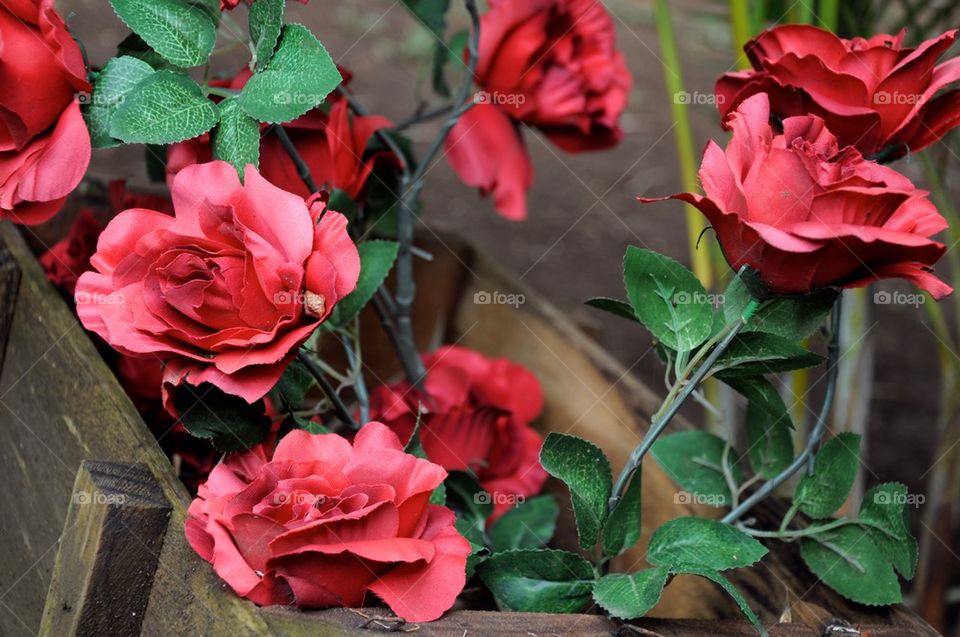 Garden Fabric flowers