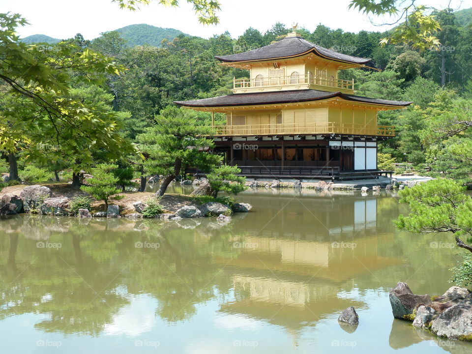 golden pavillion in Kyoto