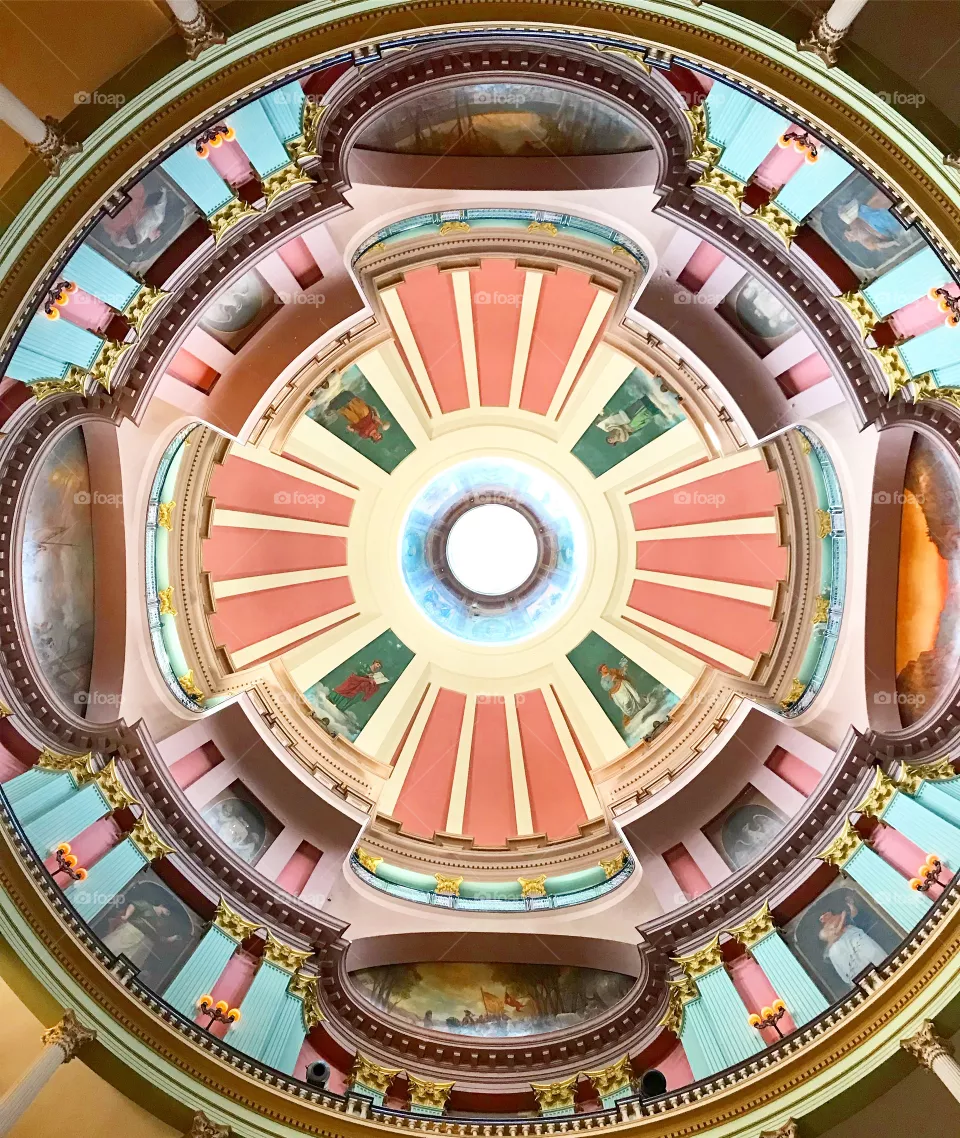 Looking up 