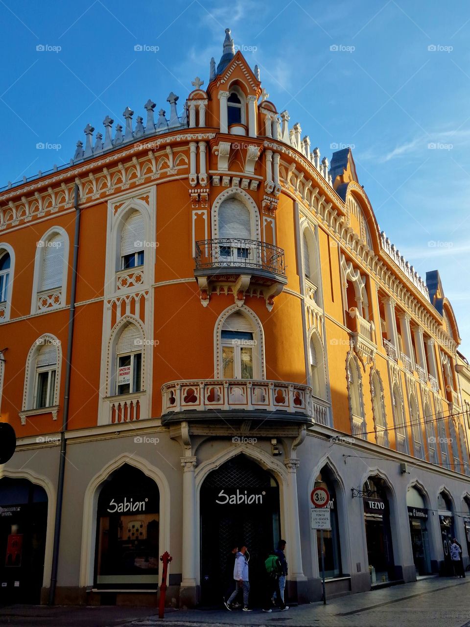 the Rimanoczy palace in Oradea