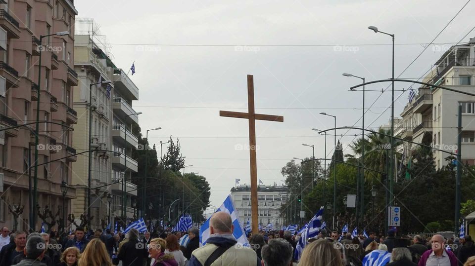 Greece Cross