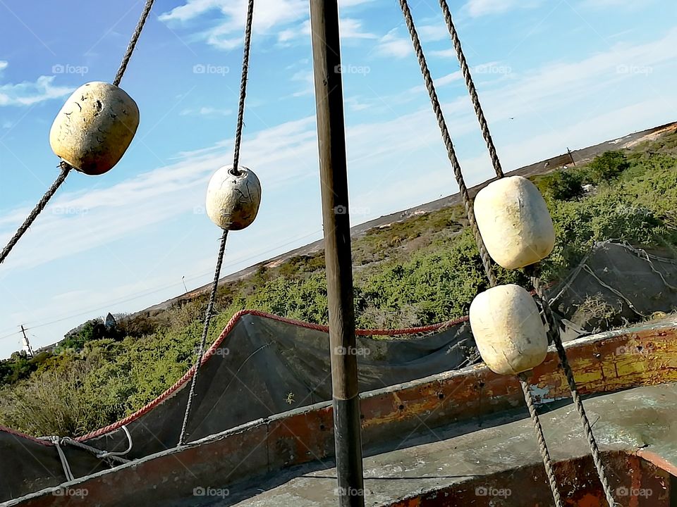 Abandoned boat Langebaan SOUTH AFRICA