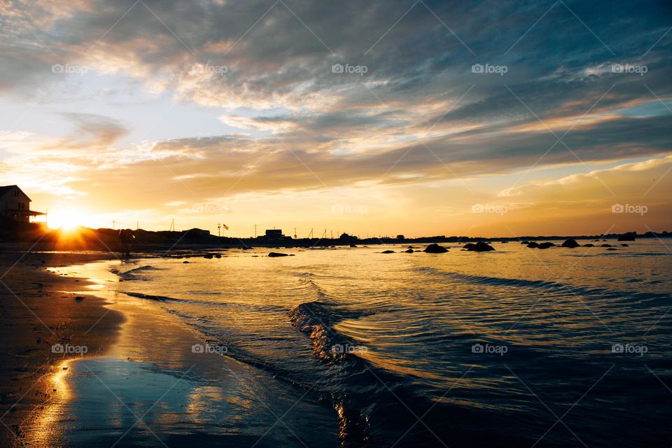 Sunset on Block Island