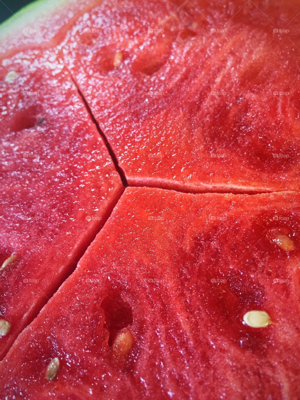 Juicy, red watermelon. 