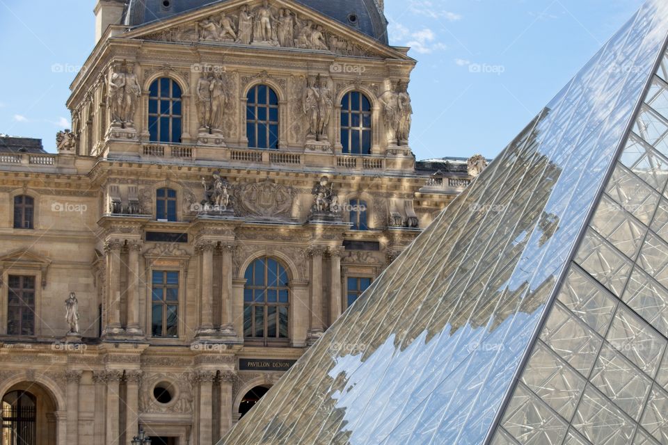 glass building in the city