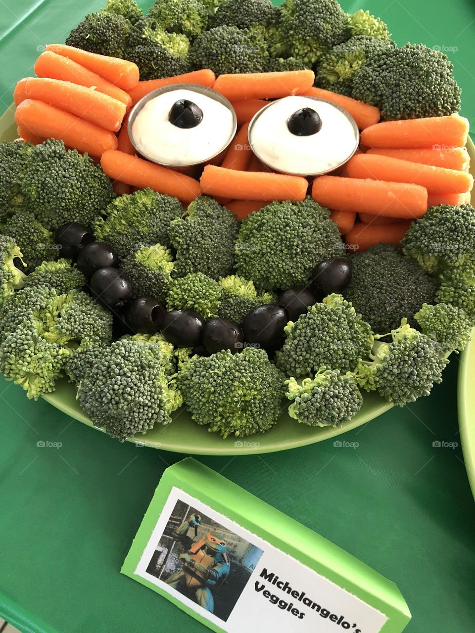 Teenage Mutant Ninja Turtles Vegetable Platter