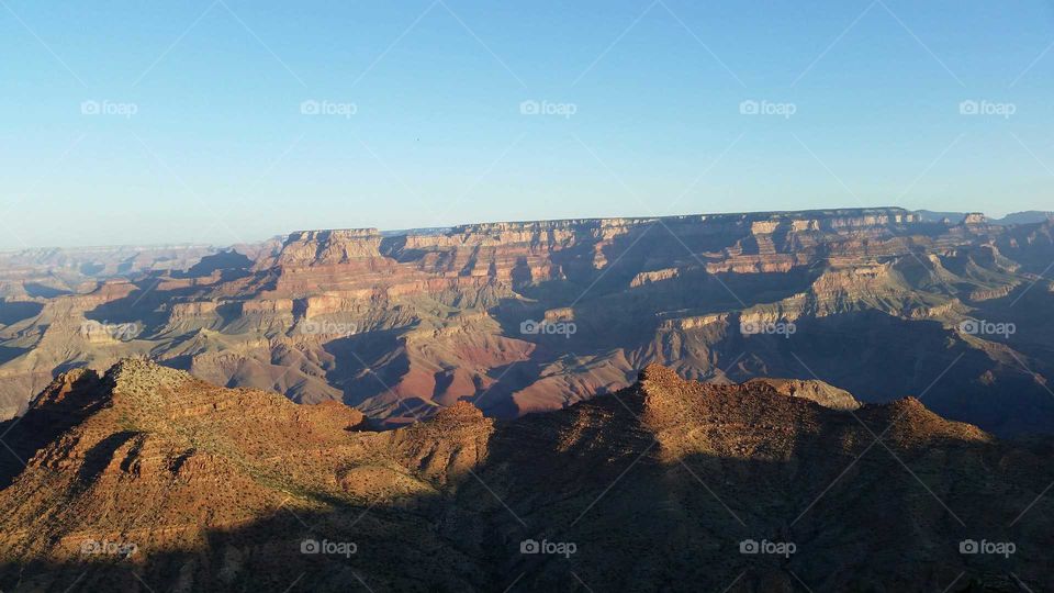 A view of the Grand Canyon