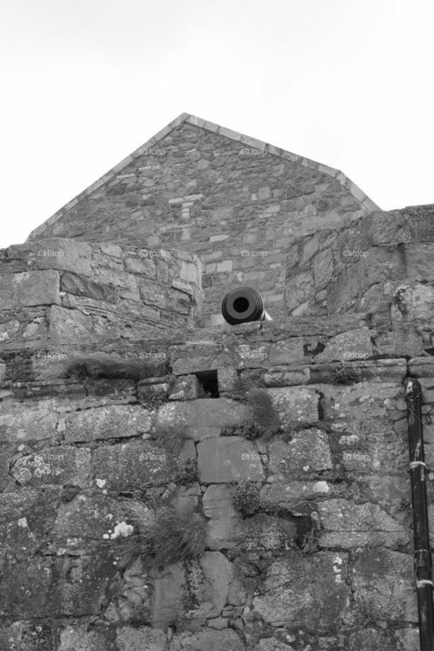 Old canon at Castle Cornet 