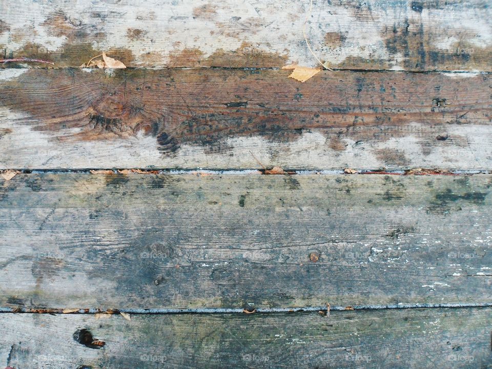 texture of the old wooden table