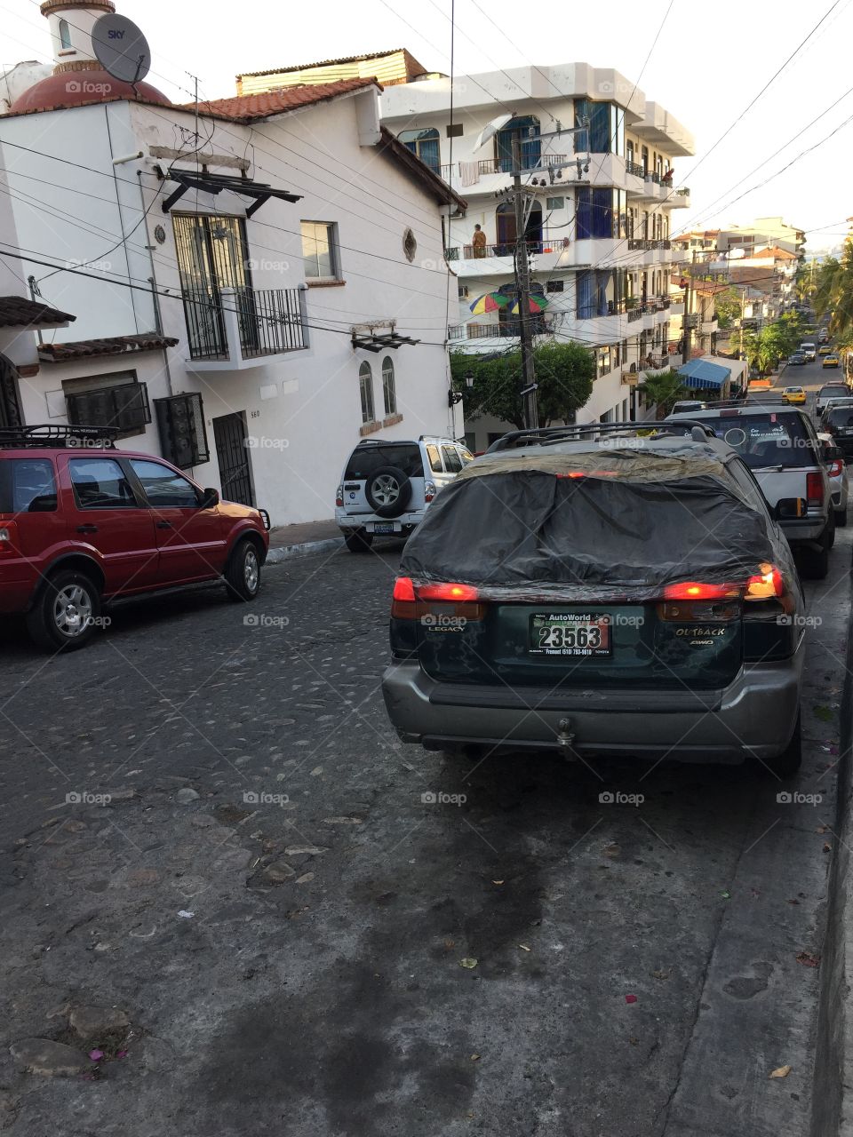 street and car in mexico