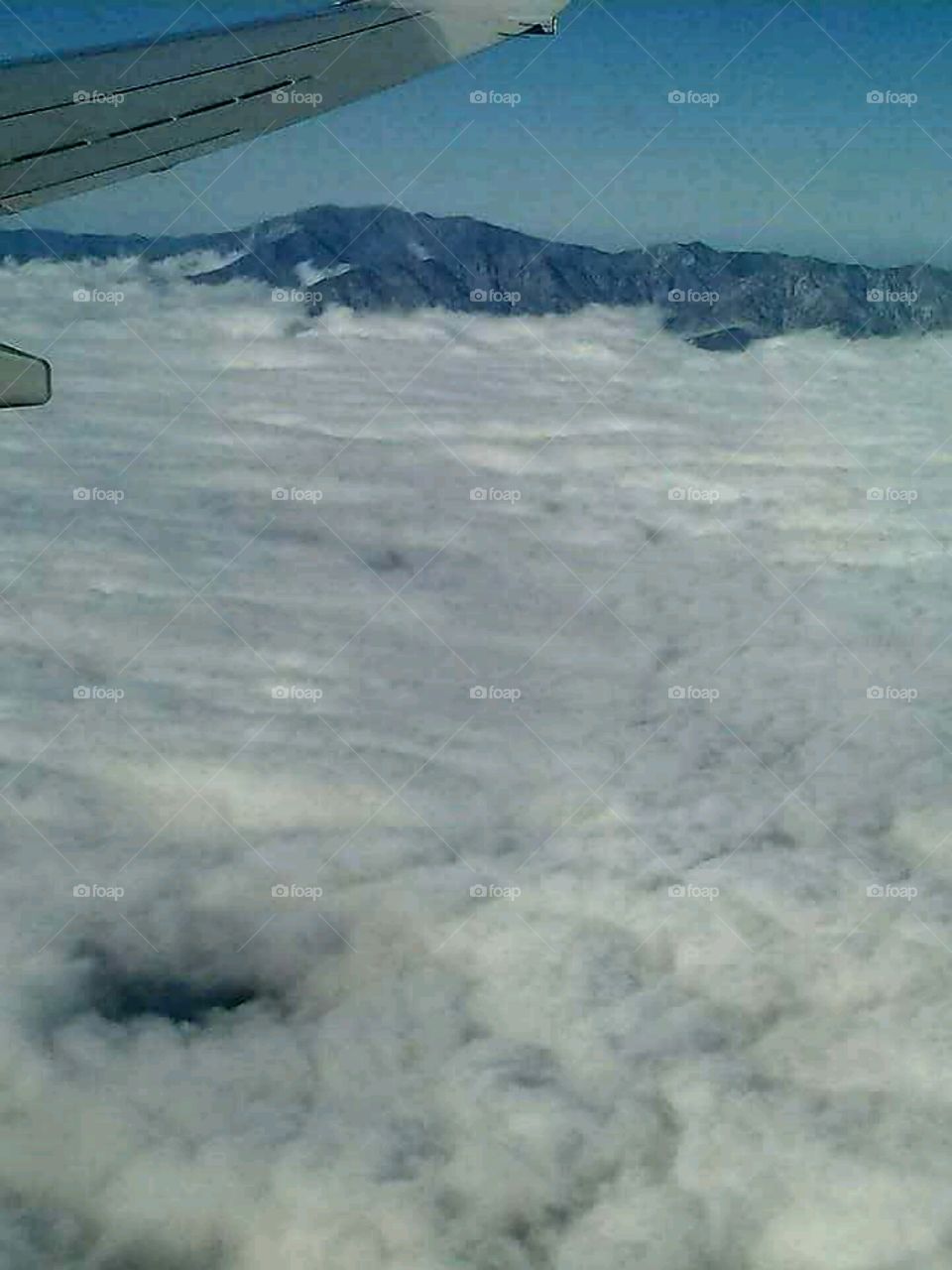 view from airplane