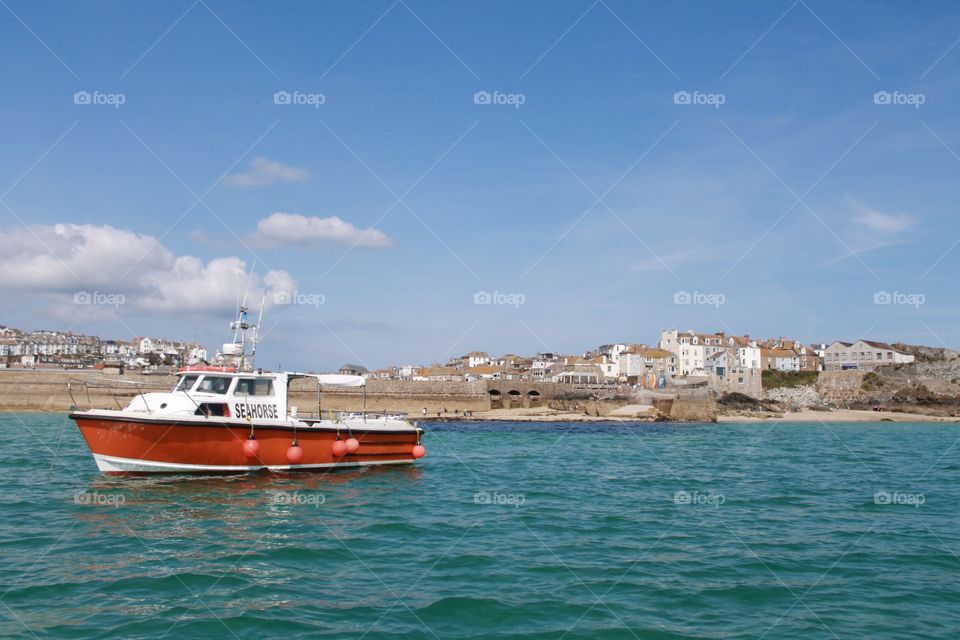 Boat in St Ives 