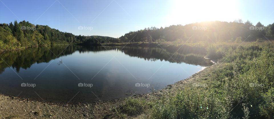 Water, Lake, Landscape, No Person, River