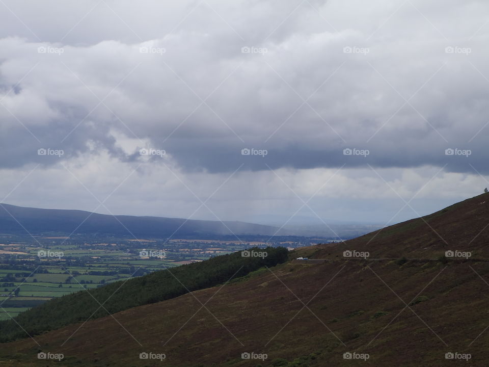 I can see the rain. From the Vee. Ireland 