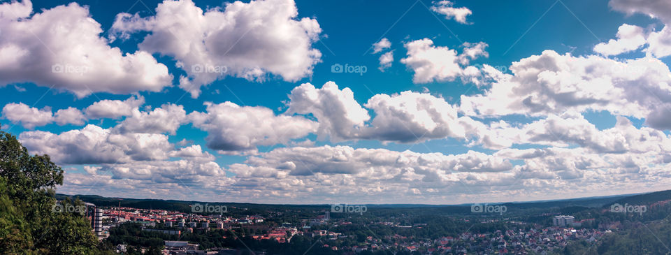 landscape view of the city of Borås Sweden