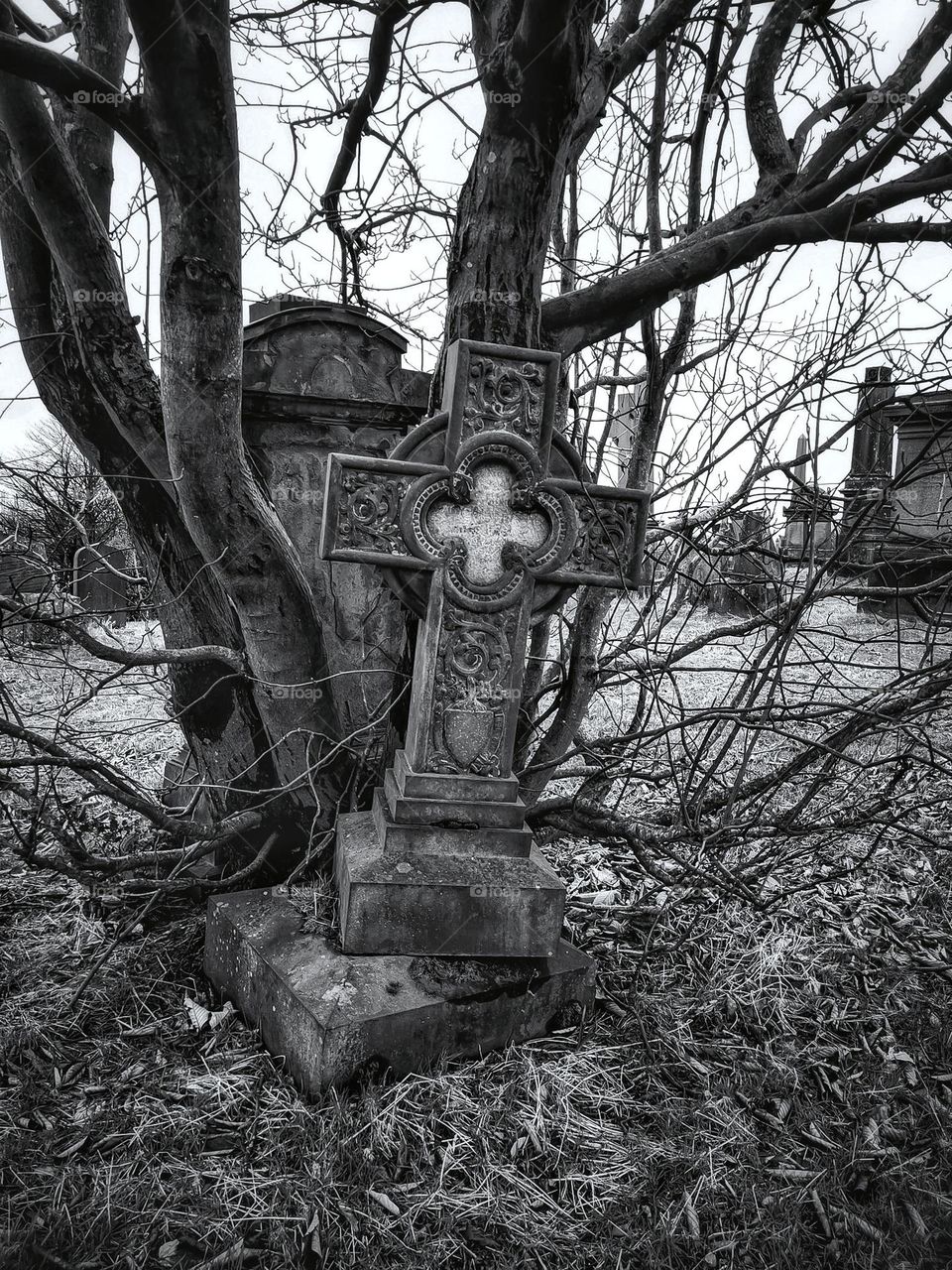 Spooky grave