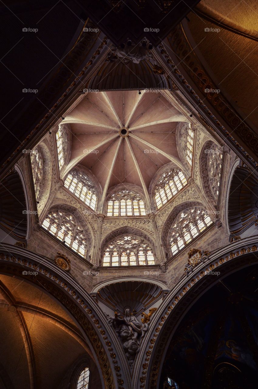 Cimborrio de la Catedral de Valencia (Valencia - Spain)