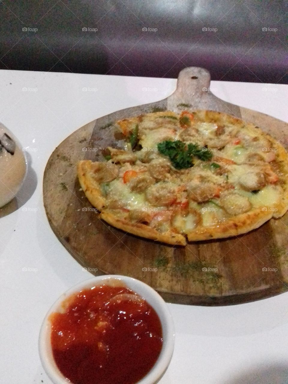 mini pizza for asian food