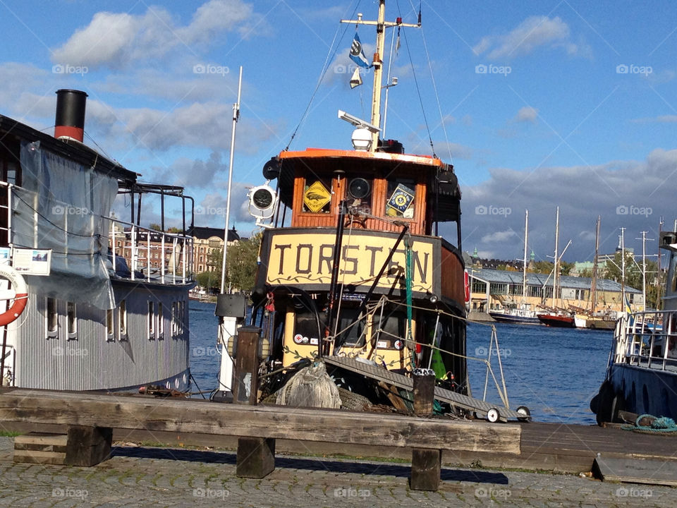 sweden stockholm boat by sassa
