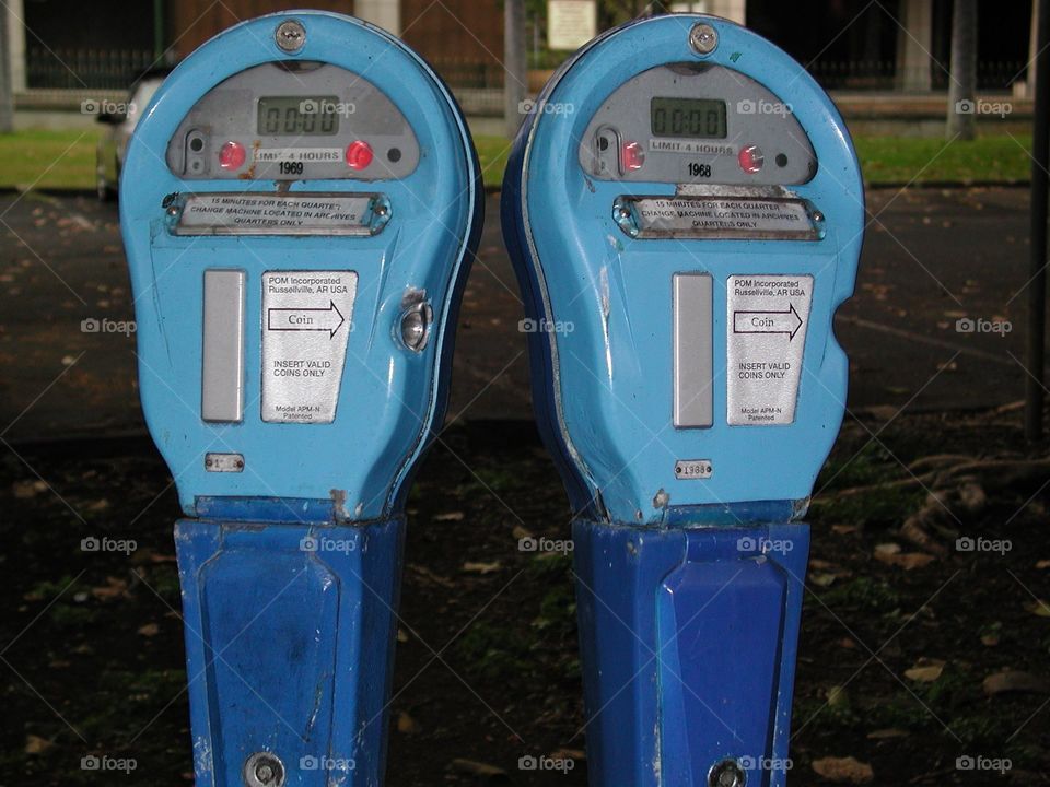 parking meters