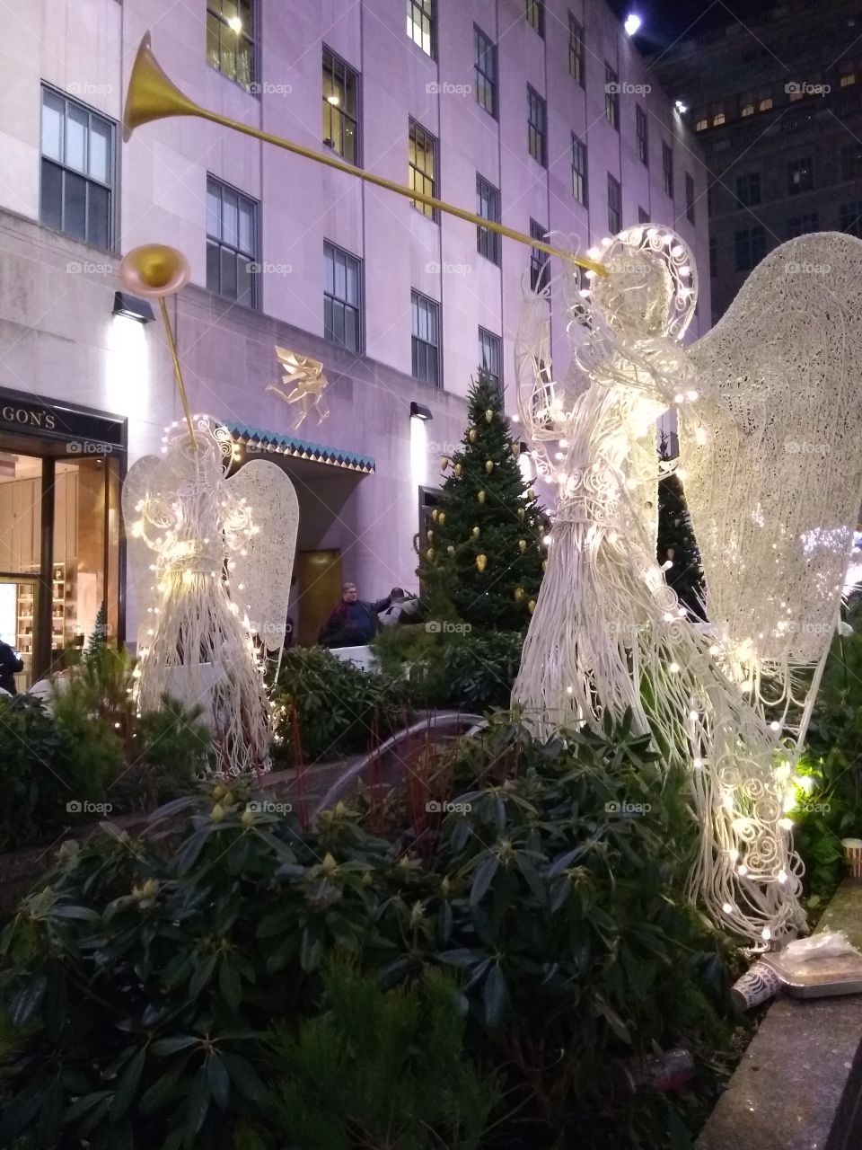 Angels at Rockefeller Center NYC
