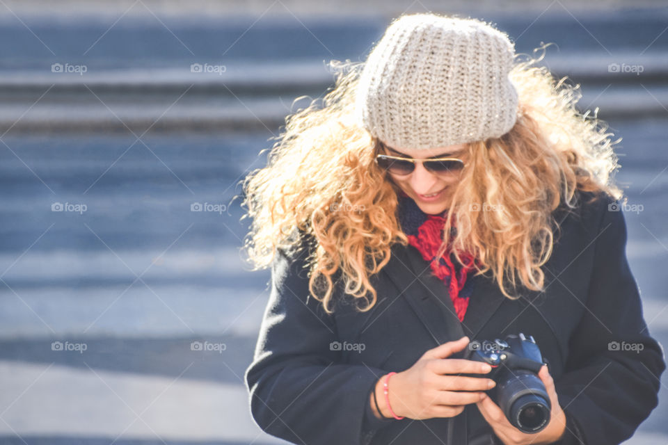 Outdoors, Woman, Winter, Beautiful, Nature