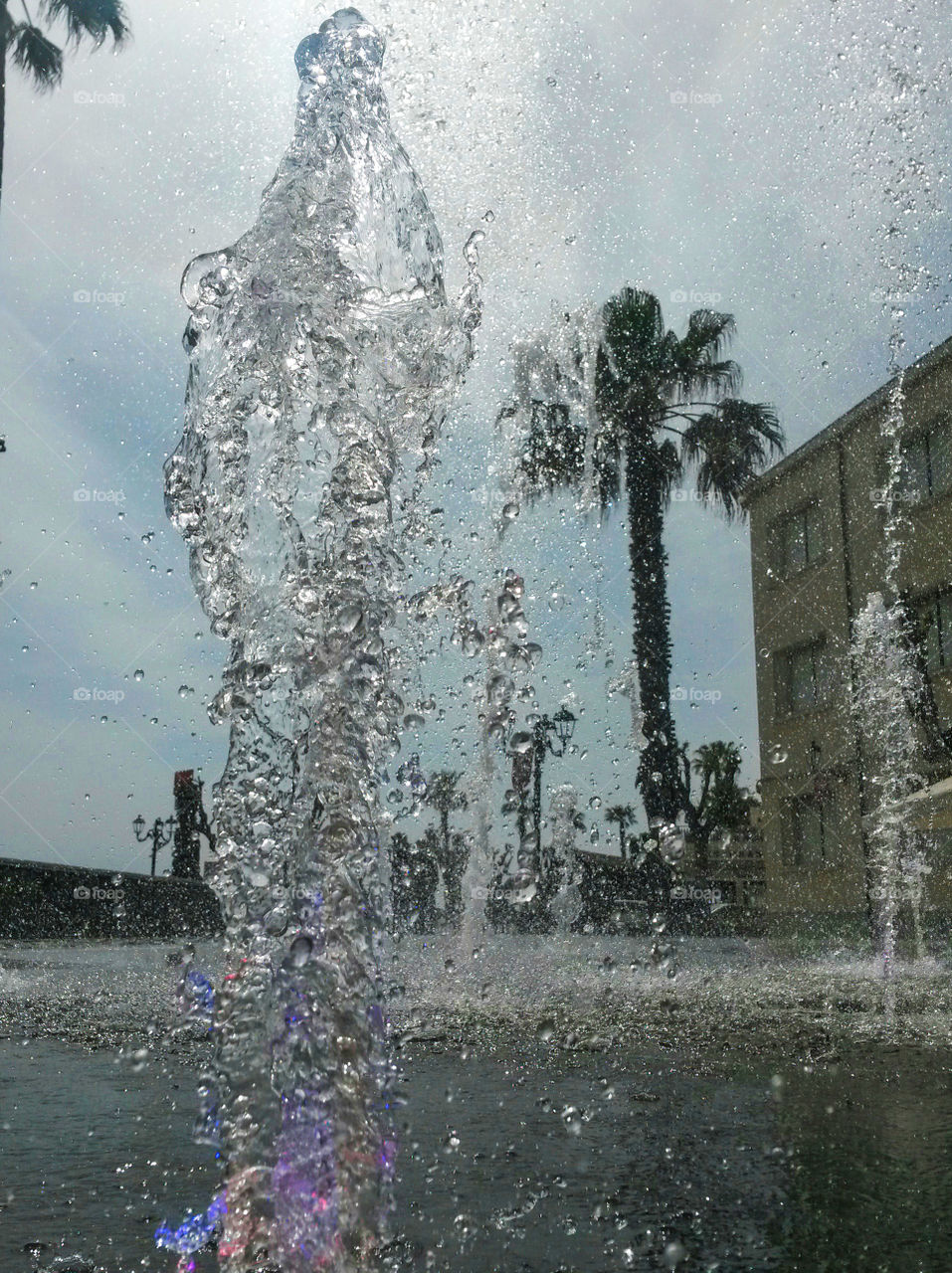 Close-up of a splashing water