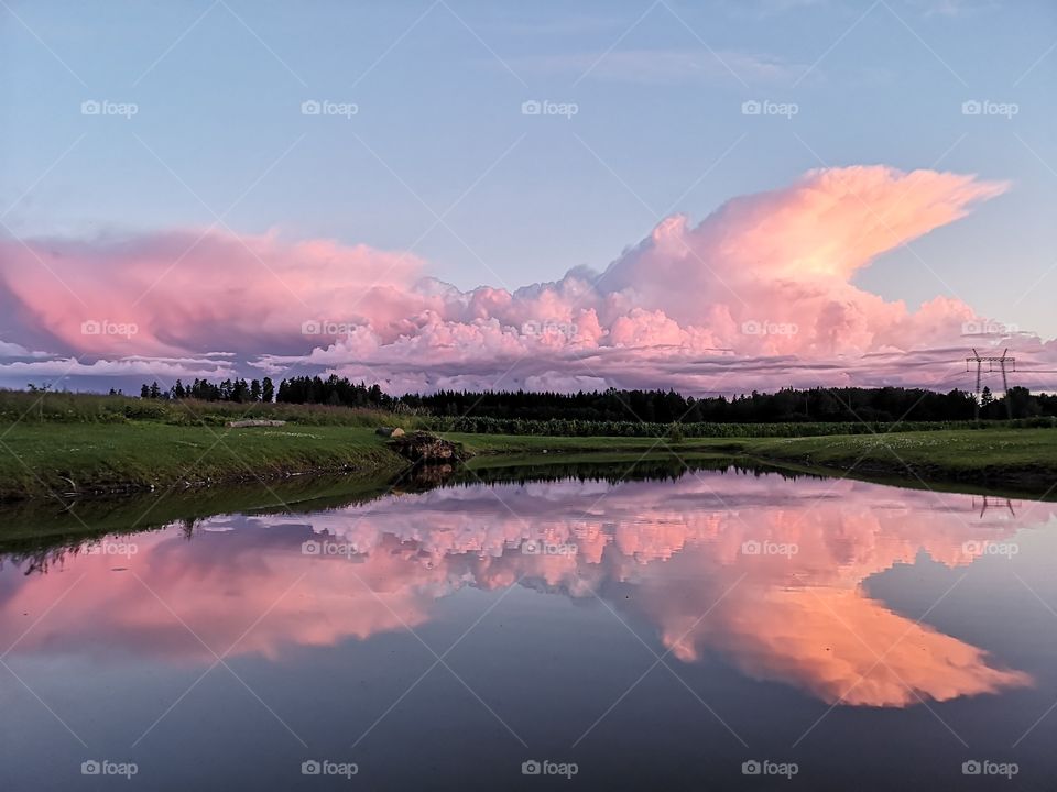 Pink cloud