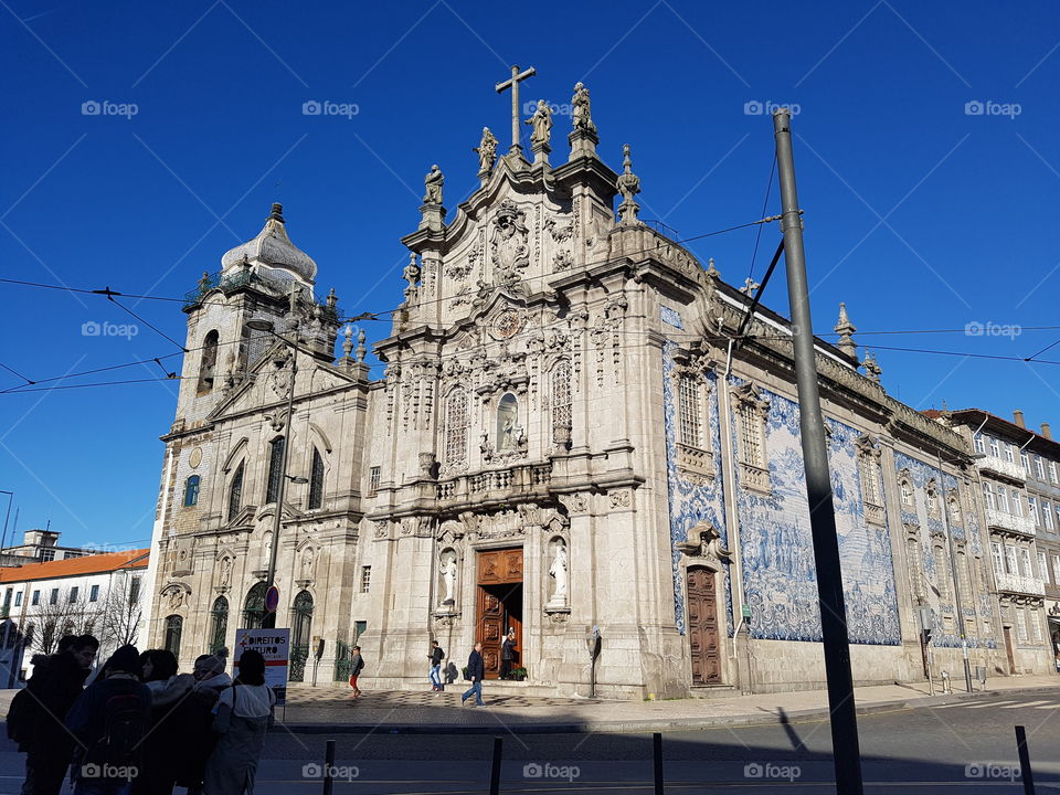 Beautiful building in Porto, Portugal