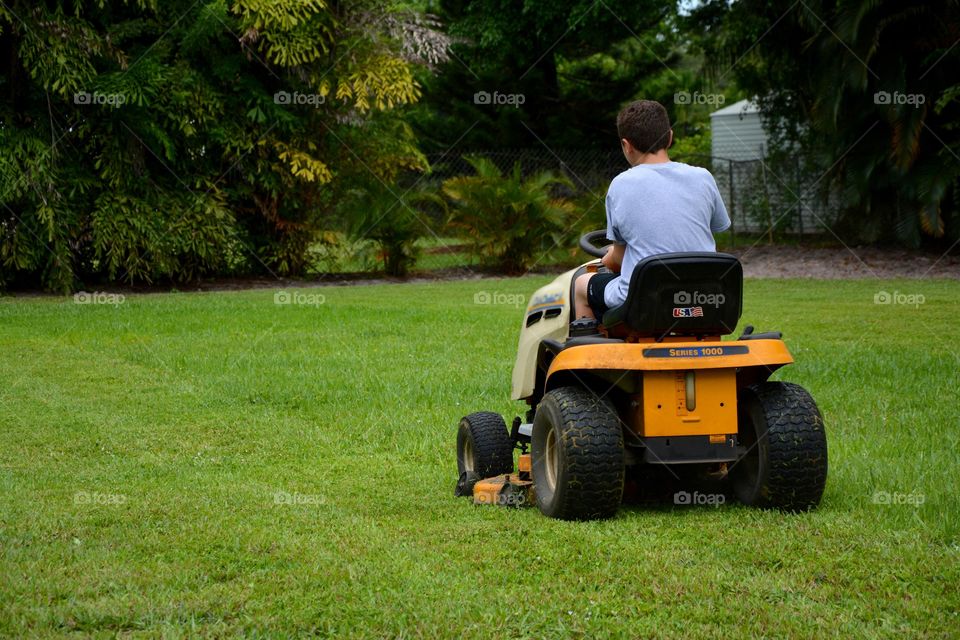 Mowing on
