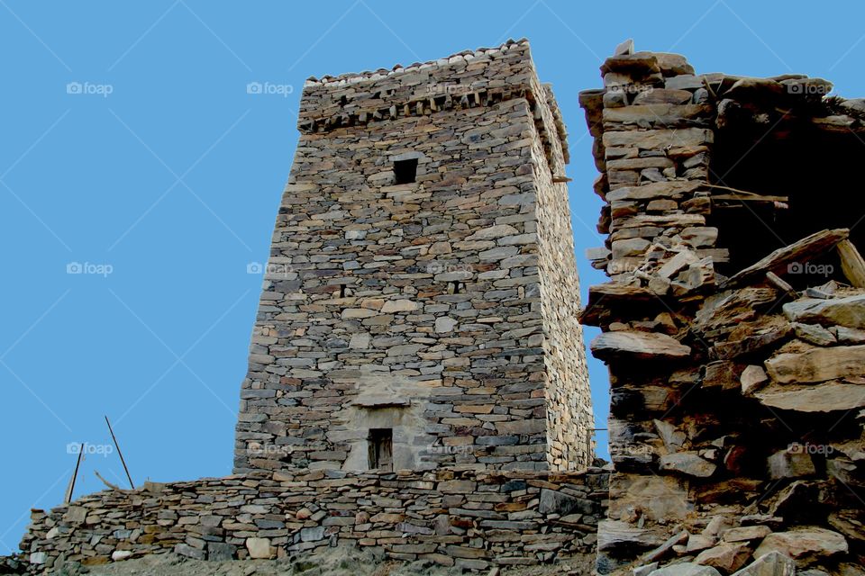 An ancient castle dating back a century in Saudi Arabia