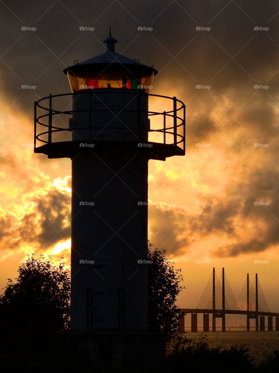 Lighthouse in dusk