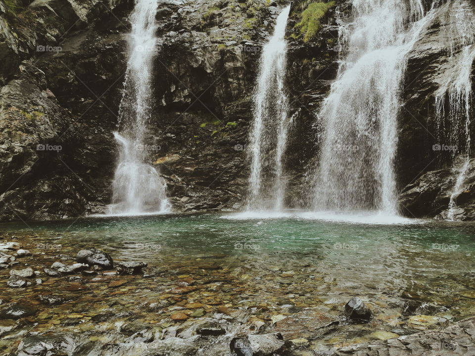 Lillaz waterfalls, Cogne (Italy)