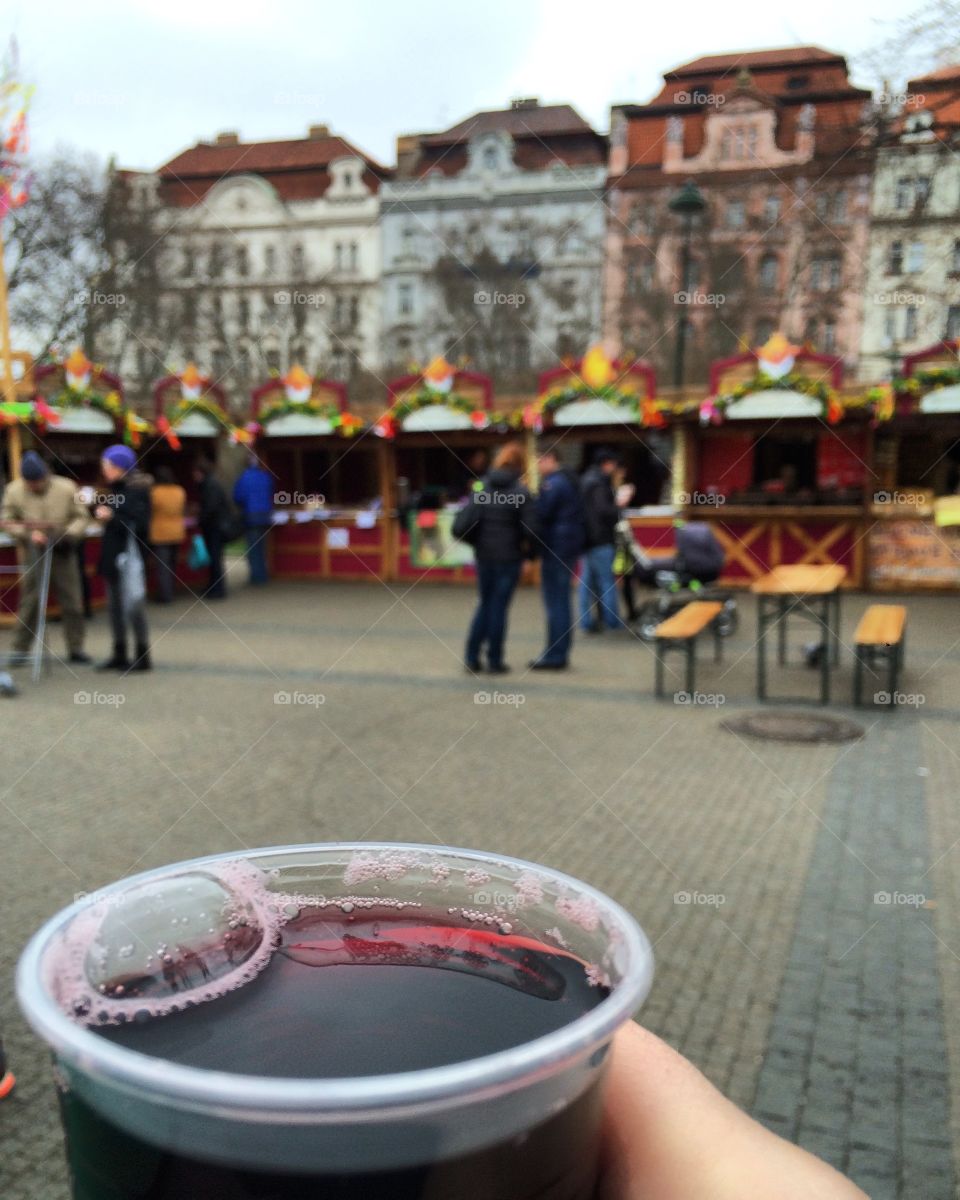 Hot wine and Easter markets in Prague