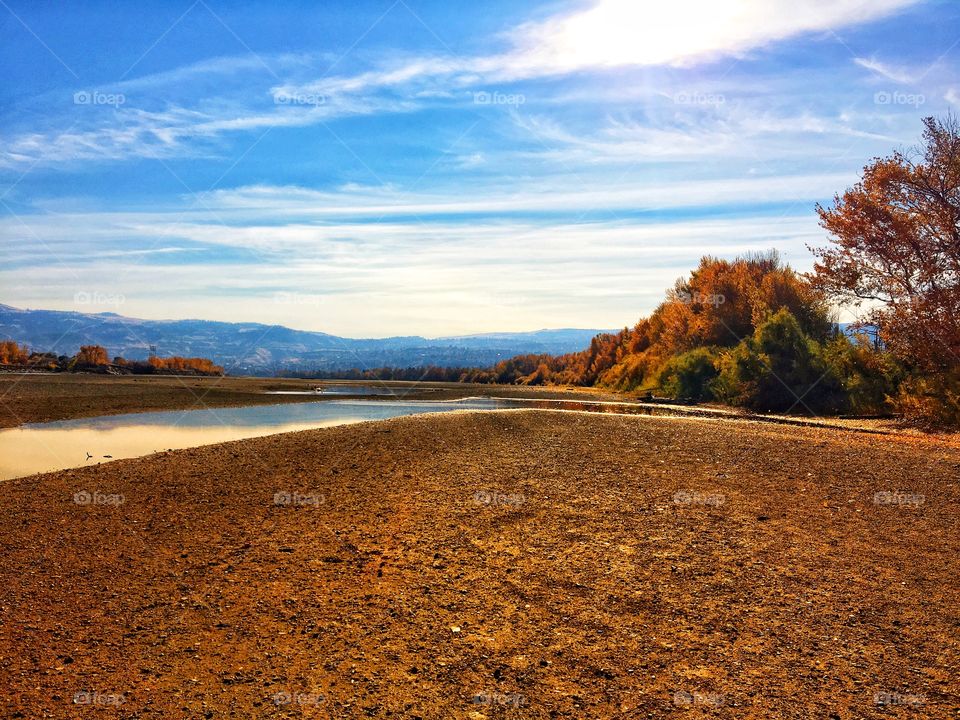 Fall day by the river 