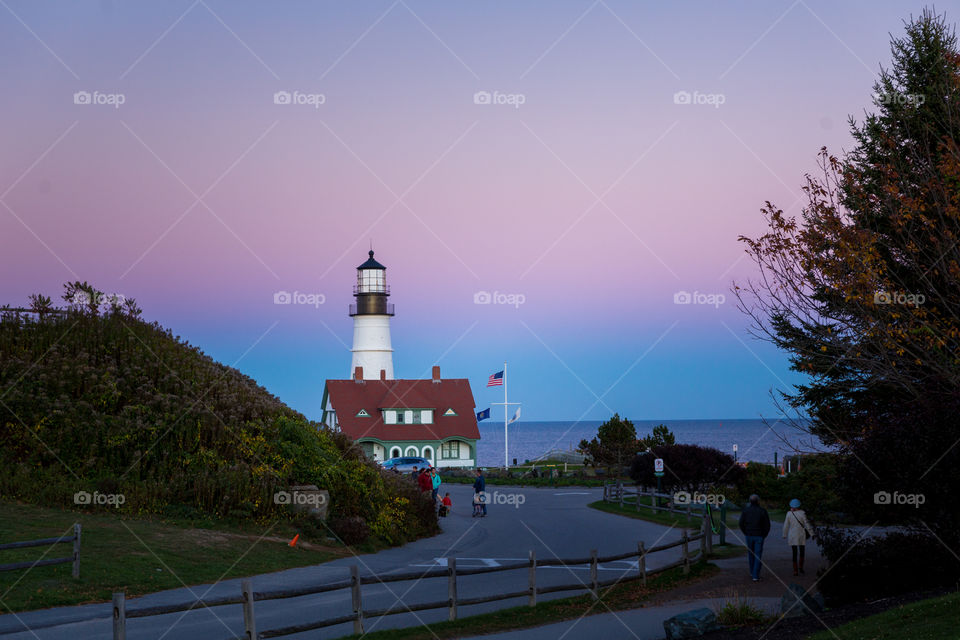 Lighthouse in Portland Maine 