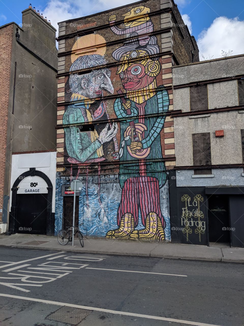 Artwork in the streets of Dublin