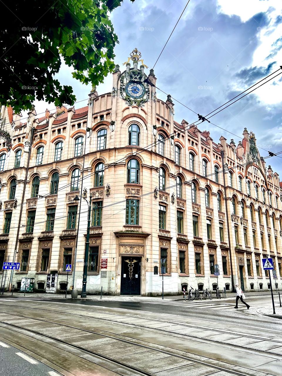 Building of the Trade Academy in Krakow