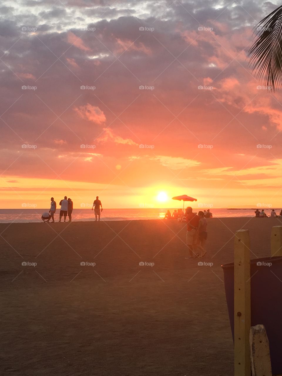 A sunset is to remind us that ending can also be beautiful and calming. Take a breath and relax watching a Costa Rican sunset at the beach.