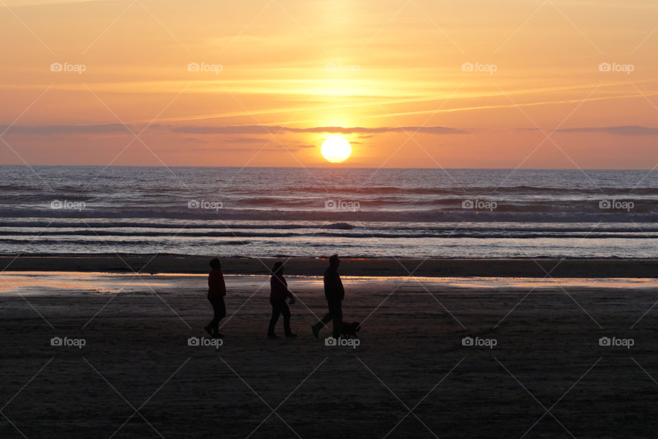 Moments before the last bit of sun for the day.