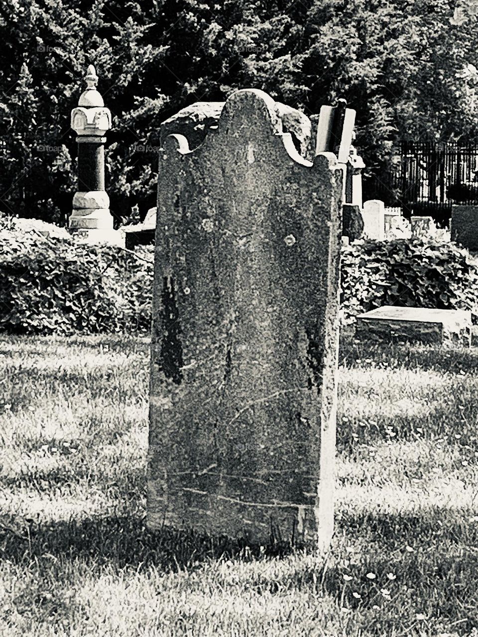 B&w tombstone