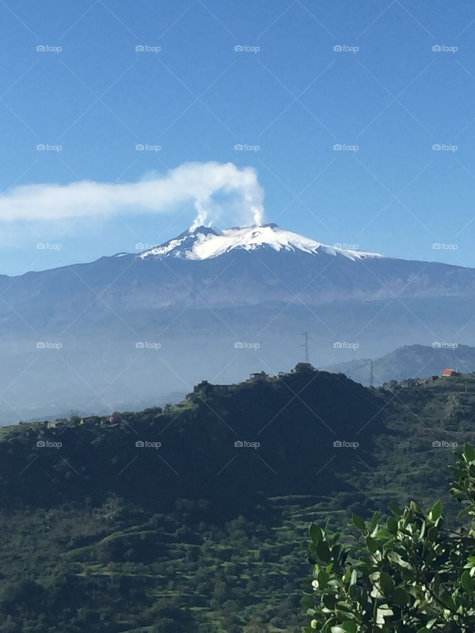 Etna is smoking. Always fire underneath