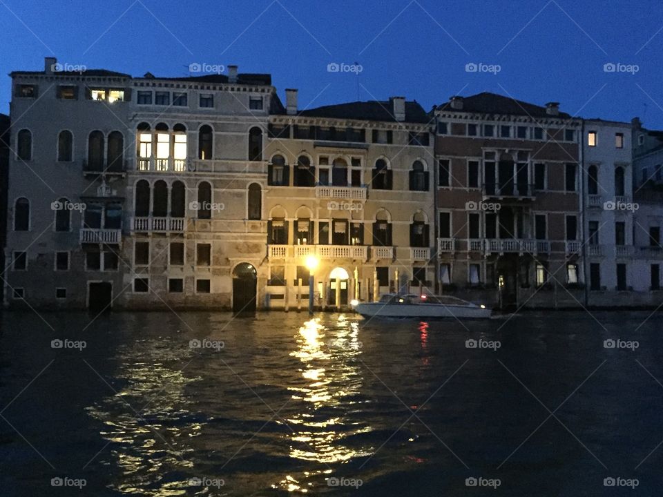 San Stae Venice at night 