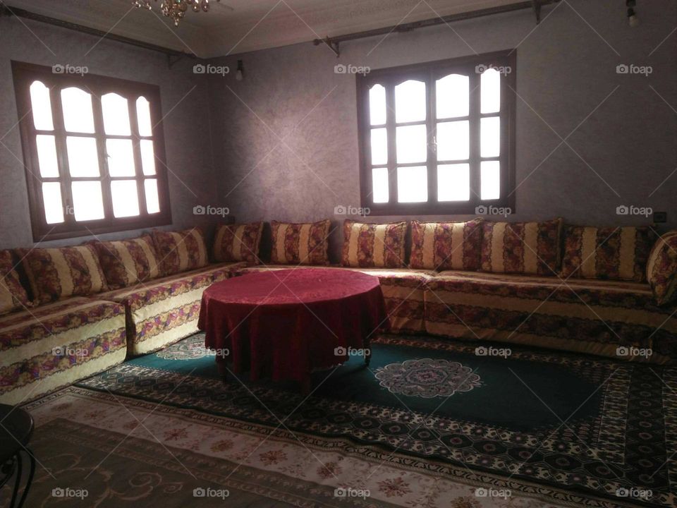 Moroccan living room